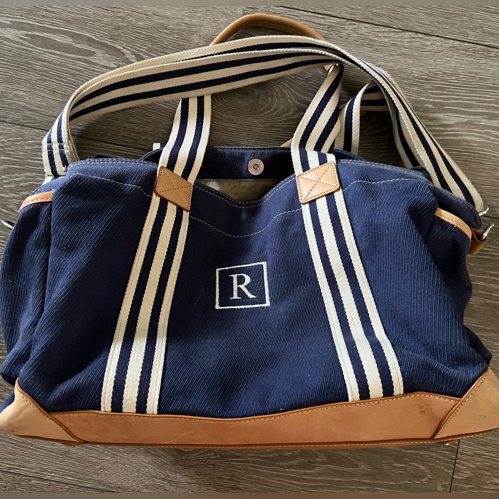 Pottery Barn Diaper Bag. PERSONALIZED “R”